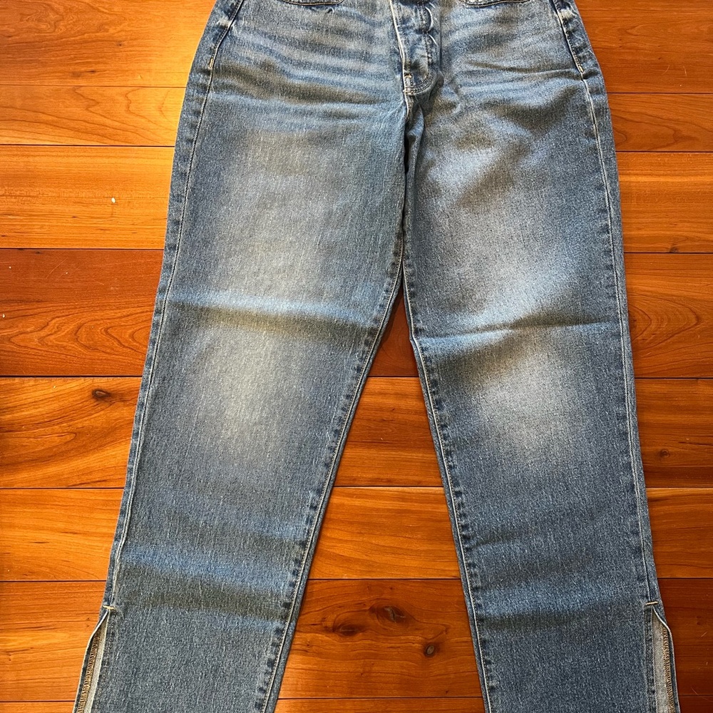 Old Navy Women's Straight Leg Jeans - Light Blue